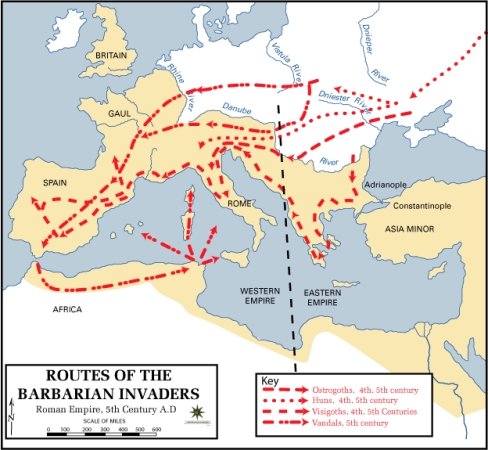 ¿Invasiones o migraciones bárbaras?